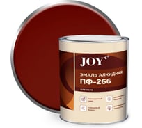 Эмаль ABC FARBEN ПФ-266 для пола красно-коричневый, 2.5 кг, JOY 4100022539