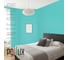 Краска моющаяся интерьерная для стен и потолков Pollux INTERIOR без запаха, быстросохнущая, акриловая, матовое покрытие, цвет NCS S 1040-B50G, 1л, INT-NCS-S-1040-B50G-1L 2
