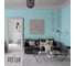 Краска моющаяся интерьерная для стен и потолков Pollux INTERIOR без запаха, быстросохнущая, акриловая, матовое покрытие, цвет NCS S 2020-B30G, 1л, INT-NCS-S-2020-B30G-1L 3