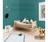 Краска моющаяся интерьерная для стен и потолков Pollux INTERIOR без запаха, быстросохнущая, акриловая, матовое покрытие, цвет NCS S 5030-B50G, 5л, INT-NCS-S-5030-B50G-5L 4