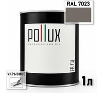 Укрывное масло защитное для дерева Pollux, без запаха, влагостойкое, для наружных и внутренних работ, цвет синий, Ral 5001, 0,5л FBOIL-7023-1L