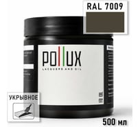 Укрывное масло защитное для дерева Pollux, без запаха, влагостойкое, для наружных и внутренних работ, цвет красный, Ral 3009, 0,25л FBOIL-7009-05L