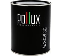 Краска акриловая полуматовая для стен Pollux быстросохнущая без запаха/для наружных и внутренних работ/укрывная, цвет бело-зелёный (RAL6019) 1L FB200C-6019-1L