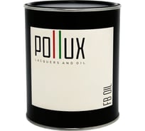 Укрывное масло защитное для дерева Pollux, без запаха, влагостойкое, для наружных и внутренних работ, цвет серо-зеленый, Ral LIRA, 0,5л FBOIL-7040-100ML