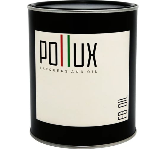 Укрывное масло защитное для дерева Pollux, без запаха, влагостойкое, для наружных и внутренних работ, цвет желтый, Ral 1023, 0,5л FBOIL-3031-1L
