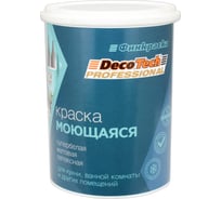 Краска в/э DecoTech, моющаяся база WA, 1/0.9л, oсновной 00-01101602