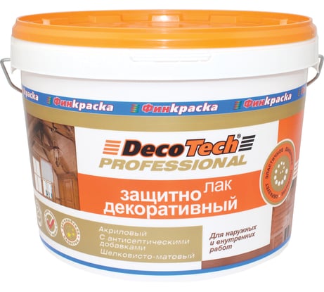 Лак защитно-декоративный DecoTech, 2.7кг, oсновной 00-00011938