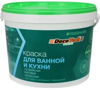 Краска в/э DecoTech Eco, для ванной и кухни, 3кг, oсновной 00-00014228