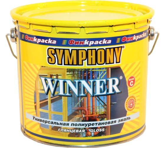 Эмаль SYMPHONY виннер А гл., 3/2.7л, oсновной 00-00010072