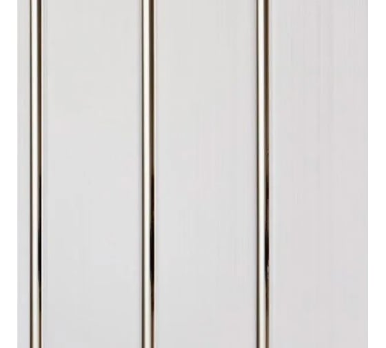 Панель ПВХ КронаПласт 3х секционная, серебро 3*0,24 (10 шт) 00-00003776