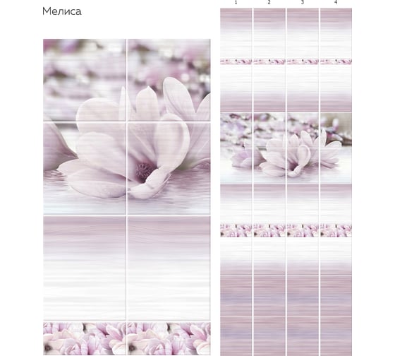 Панель ПВХ КронаПласт Unique Мелиса 12 шт 00-00053063/12