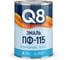 Эмаль FORMULA Q8 ПФ-115 алкидная, глянцевая, 2.6 кг, темно-серая 282169 1