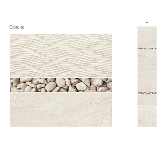 Панель КронаПласт ПВХ Unique Осиана (фон) 12 шт 00-00041713/12