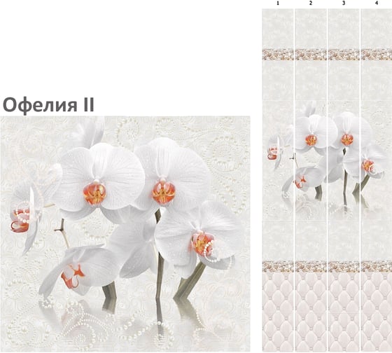 Панель КронаПласт ПВХ Unique Офелия II 12 шт 00-00073352/12