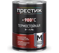 Эмаль термостойкая ПРЕСТИЖ, матовая, 0,8 кг, черная 212491