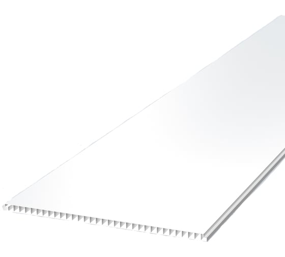 Панель КронаПласт ПВХ белый матовая 3,0м 10 шт 00-00064580/10