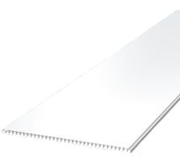 Панель КронаПласт ПВХ белый матовая 2,7м 10 шт 00-00064581/10