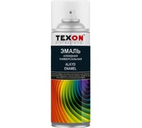 Универсальная алкидная эмаль Texon белый алюминий RAL 9006, аэрозоль, 520 мл ТХ651888