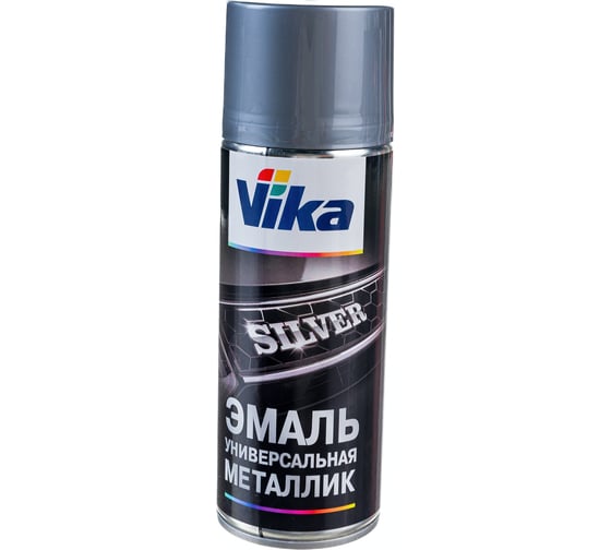 Универсальная эмаль VIKA (металлик; серебро; 520 мл) 18-000040 1