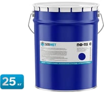 Краска Sebmet синяя эмаль ПФ-115 (25 кг) TD031120025