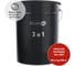Грунт-эмаль по ржавчине Elcon 3 в 1 RAL 3020 красная 20 кг 00-00750999 1