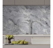 Кухонный фартук STELLA АБС Light Сантьяго серый 600*3000*0,75мм (1 шт.) ЦБ-00015898