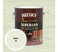 Масло для дерева HUSKY SIBERIAN цвет Мята 2,7л 37098