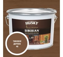 Масло для дерева HUSKY SIBERIAN цвет Тиковое дерево 9л 37279