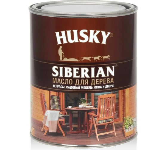 Масло для дерева HUSKY SIBERIAN № 44, 9л 37267