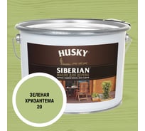 Масло для дерева HUSKY SIBERIAN цвет Зеленая хризантема 9л 37123
