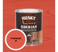 Масло для дерева HUSKY SIBERIAN № 39, 0,9л*6 37235