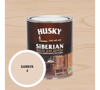 Масло для дерева HUSKY SIBERIAN № 4, 0,9л*6 37025