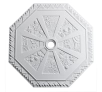 Потолочная розетка DECOMASTER 740х740 мм, d внутренний 55 мм, h=29 мм DR 313