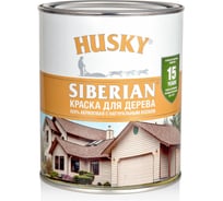 Акриловая краска для дерева HUSKY SIBERIAN цвет Темный венге, 0,9 л 38205