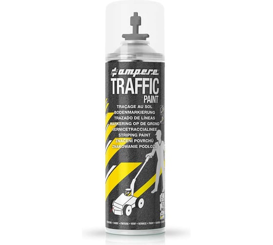 Kpacka для нанесения линий A.M.P.E.R.E. TRAFFIC PAINT AMPERE серая 00-00010481