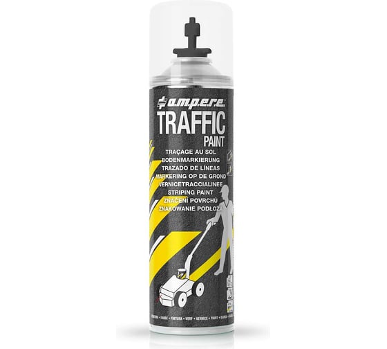 Kpacka для нанесения линий A.M.P.E.R.E. TRAFFIC PAINT AMPERE черная 00-00010482