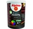 Лазурь для дерева ALPINA Аква (черный; 0.9 л) 948103491 1