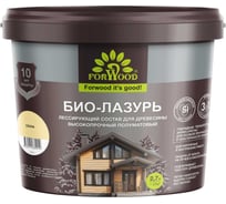 БИО-ЛАЗУРЬ для древесины Forwood сосна, лессирующий состав высокопрочный полуматовый биолазурь_сосна_2,7л