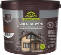 БИО-ЛАЗУРЬ для древесины Forwood палисандр, лессирующий состав высокопрочный полуматовый биолазурь_палисандр_9л