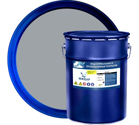 Эмаль Мицар ХС-720 светло-серый 25 кг УТ000016655