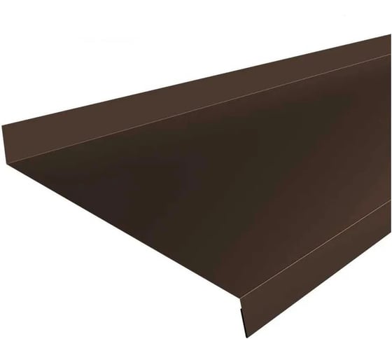 Комплект отливов простых Grand Line 70 0,45 PE-f RAL 8017 1,25м (3шт) 791933