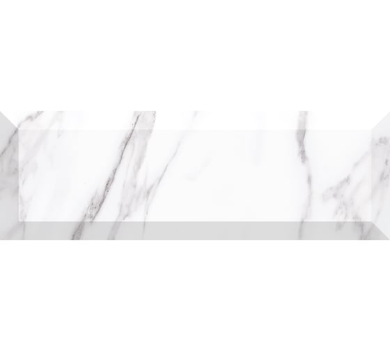 Плитка настенная Нефрит-Керамика Модерн-Керамика Calacatta White М/ф 300x95x7 (1,14м2/40шт.) сортовая 12-01-4-28-20-01-2542