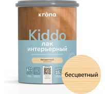 Лак интерьерный акриловый для дерева KRONA KIDDO бесцветный 0,75 л 66323002