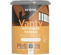 Лазурь восковая KRONA VANTY 0.75, сосна 66323606