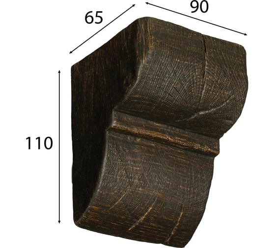 Консоль для балки Cosca Decor 90x60 мм, венге СПБ029110