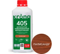 Невымываемый антисептик декоративный для защиты древесины 405 концентрат палисандр 1 кг KRONA 66320186