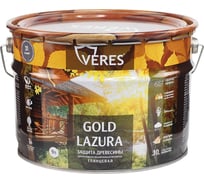 Декоративная пропитка для дерева VERES Верес Gold №31 VG-30, глянцевая, 9 л, графит 281458