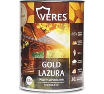 Декоративная пропитка для дерева Veres Верес Gold №1 VG-01, глянцевая, 0,8 л, бесцветная 281429