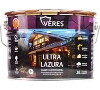 Декоративная пропитка для дерева Veres Верес Ультра Лазура №19 VU-30, полуглянцевая, 9 л, дуб 281413