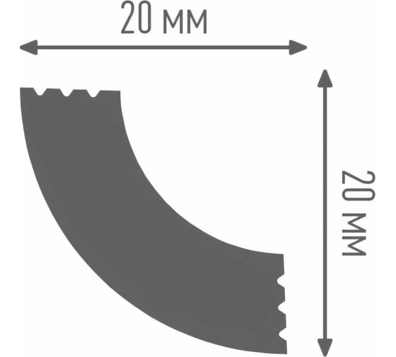 Плинтус ПЛИНТЭКС A 20/20 24607173945871